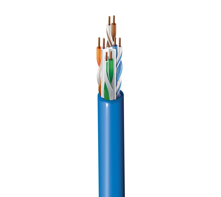 Category 6 Cable, 4 Pair, UUTP, PVC Indoor CPR Eca